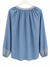 BY LUND SKJORTE, EIRA DENIM BLUE