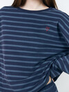 LOLLYS LAUNDRY SWEATSHIRT, DEMI DARK BLUE