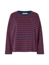 LOLLYS LAUNDRY SWEATSHIRT, DEMI BORDEAUX