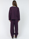 LOLLYS LAUNDRY SWEATSHIRT, DEMI BORDEAUX