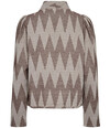 GOSSIA JAKKE, AUGUSTE BROWN JACQUARD
