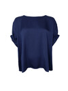 BLACK COLOUR TOP, MABEL DARK BLUE
