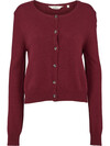 BASIC APPAREL CARDIGAN, CADY 792 BORDEAUX TRUFFLE