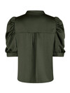 NEO NOIR BLUSE, ROELLA HEAVY SATEEN DEEP GREEN