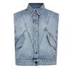 CO´ COUTURE VEST, BOWIE DENIM  FADE DENIM