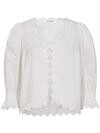 CO' COUTURE BLUSE, GEMMA EMBROIDERY HVID