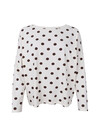 BLACK COLOUR BLUSE, ZELDA COFFEE DOT