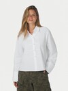 NEO NOIR SKJORTE, CAM POPLIN WHITE