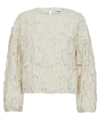 CO´ COUTURE BLUSE, SHANIA FLUFFY OFF WHITE