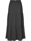 LOLLYS LAUNDRY NEDERDEL, DIAMOND WASHED BLACK