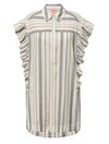 GOSSIA TUNIKA KJOLE, LEONORE WHITE-SAND-BLACK