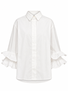 CO' COUTURE SKJORTE, HALEN FLARE WHITE