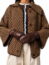 RE:DESIGNED LUFFER, LARA MITTEN WARM BROWN