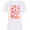 MARTA T-SHIRT, 0532 WHITE/PINK FLUO