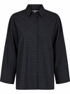 NEO NOIR SKJORTE, DITA DARK BLUE
