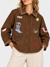 QNUZ JAKKE, 9439 MARRON