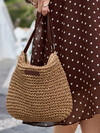 BLACK COLOUR TASKE, JODIE JUTE KHAKI