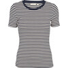 BASIC APPAREL T-SHIRT, LUDMILLA BIRCH/NAVY