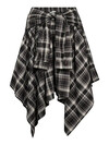 CO' COUTURE NEDERDEL, DAGNY CHECK TIE BLACK