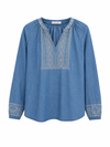 BY LUND SKJORTE, EIRA DENIM BLUE