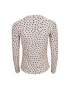 BLACK COLOUR MESH BLUSE, NUDE HEART