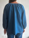 LECOCO SKJORTE, 35216 DENIM BLUE