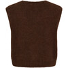 MARTA STRIK VEST, 5114 CHOCOLATE