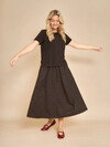 BLACK COLOUR NEDERDEL, ABBIE COFFEE LEO