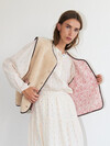 LOLLYS LAUNDRY VEST, JACE LOVE BEIGE