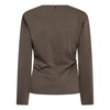 CO' COUTURE BLUSE, TENGA PLEAT WALNUT