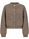 GOSSIA CARDIGAN, CARNAE BROWN MELANGE