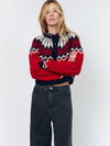LOLLYS LAUNDRY CARDIGAN, CLARE RED