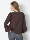 CO' COUTURE BLUSE, SHINA BROWN