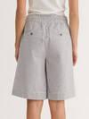 BASIC APPAREL SHORTS, ASTA BLÅ STRIB