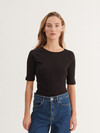 BASIC APPAREL T-SHIRT, ARENSE 001 BLACK