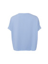 BLACK COLOUR T-SHIRT, MAY LOOSE LT. BLUE