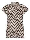 CO'COUTURE TOP, MEMPHIS SUNRISE OFF WHITE