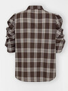 GOSSIA BLUSE, ZABINA BROWN CHECK