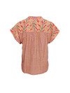 BLACK COLOUR TOP, LUNA ANDREA PACIFIQUE ORANGE MIX