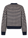 NEO NOIR CARDIGAN, ISANA  NAVY STRIPE
