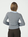 NEO NOIR POLO STRIK, FANNYA LIGHT BLUE STRIPE