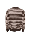 BLACK COLOUR CARDIGAN, DELL STRIPE