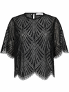 CO' COUTURE BLUSE, LETI LACE BLACK