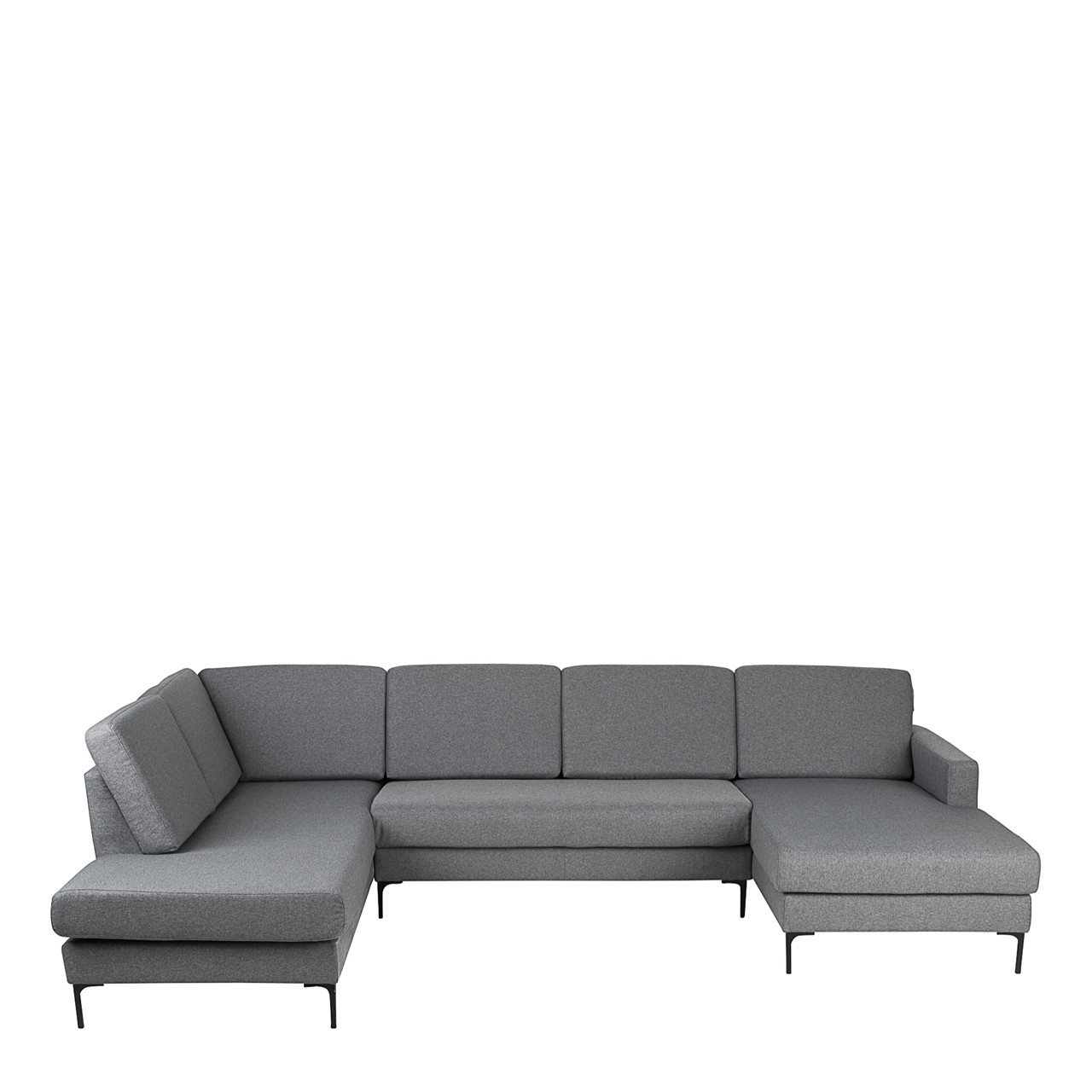 RICHMOND u-sofa højrevendt grå