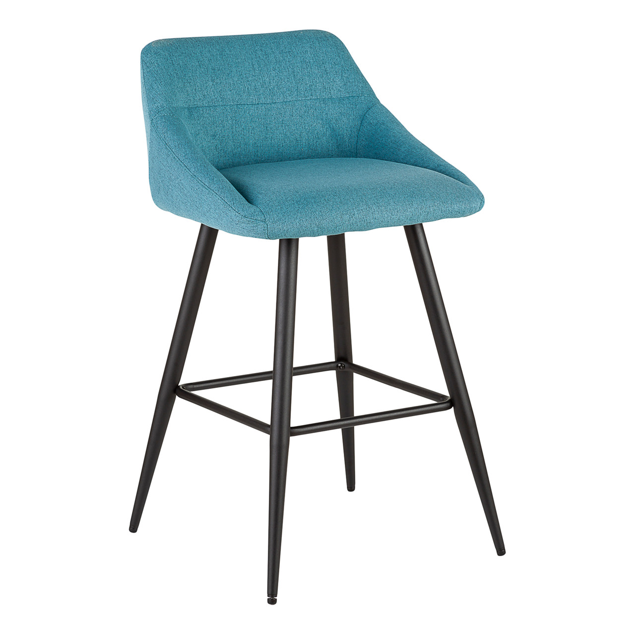 COX køkkenstol blå polyester (4049615026032)
