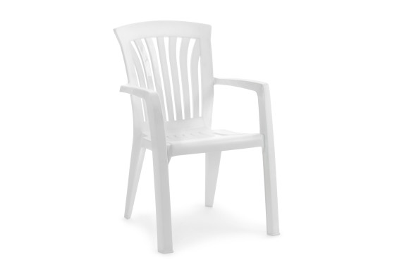 hvide plastik havestole