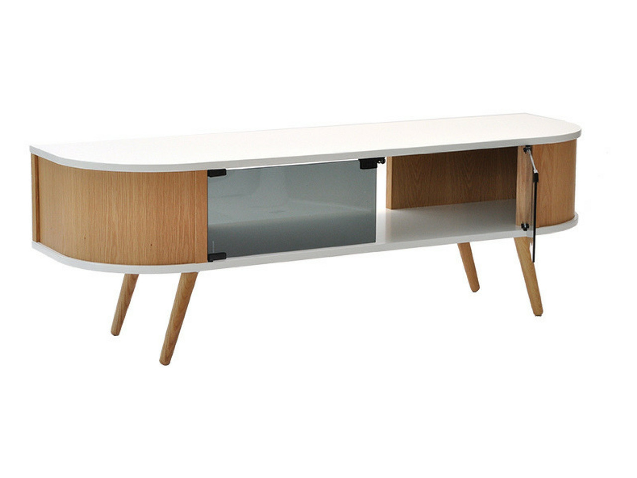 Hugo tv bord hvid/eg Tv bord