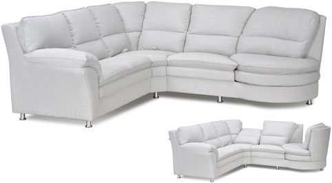 Palma hjørnesofa i stof køb online! Hjørnelædersofa