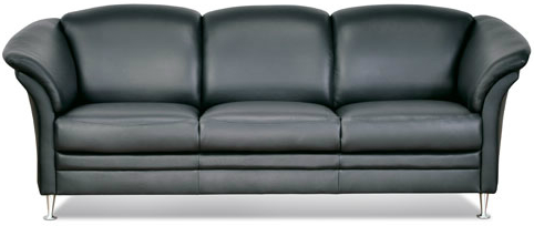 Aston sofa 3 2 pers sort læder, tilbud køb online