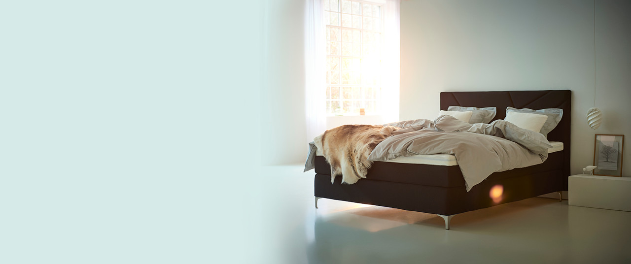 Seng med sengegavl. trendy brimnes sengestel opbev sengegavl with ... Seng med madras